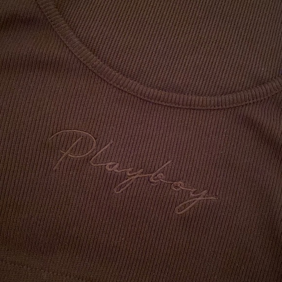 Playboy cropped shirt/bra - Picture 5 of 7